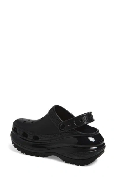 Crocs Sabot Classic Mega Crush Clog W Black