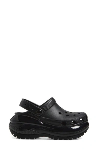 Crocs Sabot Classic Mega Crush Clog W Black