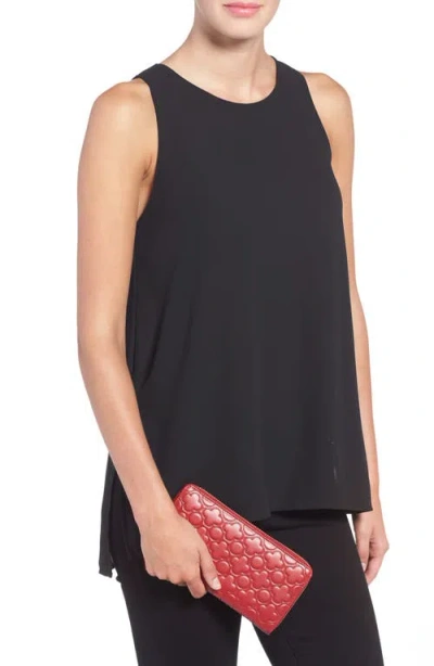 Comme Des Garçons Continental Long Wallet In Red