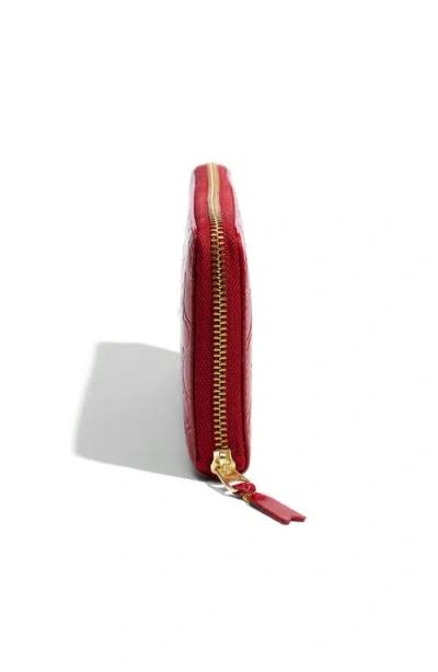 Comme Des Garçons Continental Long Wallet In Red