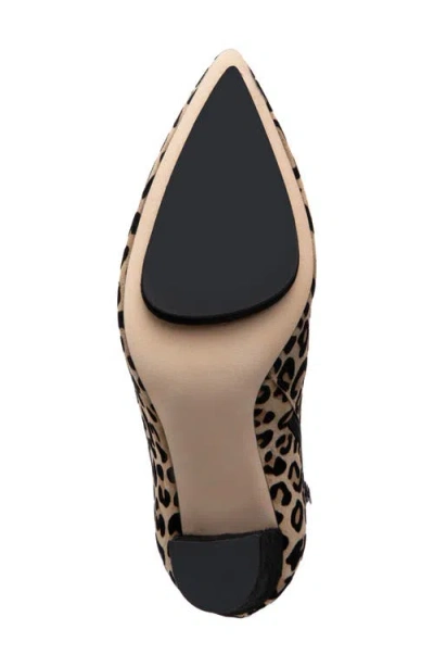 Beautiisoles Tessa Pointed Toe Platform Bootie In Brown