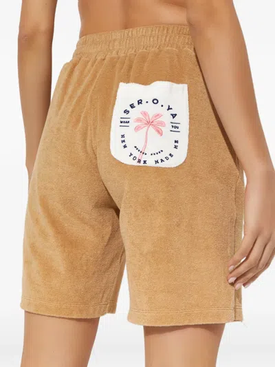 Ser.o.ya Drawstring-fastening Shorts In Brown