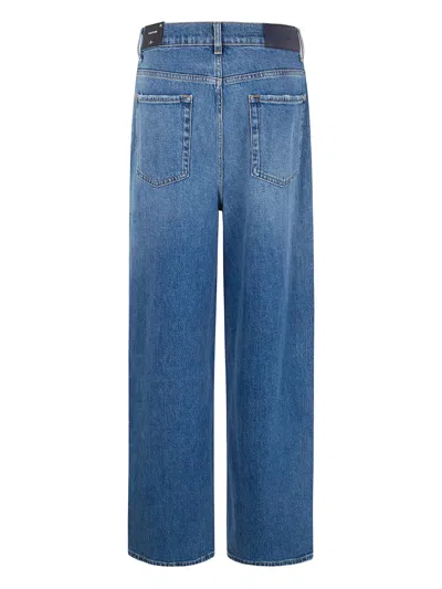 7 For All Mankind Distressed-effect Five-pockets Jeans In Blue