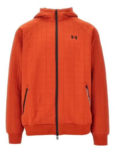 Under Armour Zip-up Hoodie In Orange