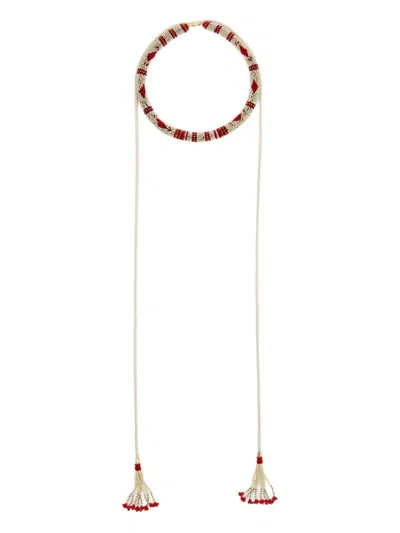 Isabel Marant Nina Beaded Necklace In Gold