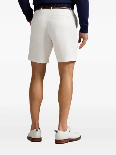 Polo Ralph Lauren Slim-fit Straight-leg Recycled-twill Golf Shorts In White
