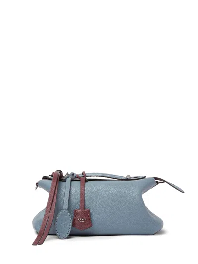 Fendi Women Burgundy By The Way Selleria Medium Reversible Handbag In Burgundy