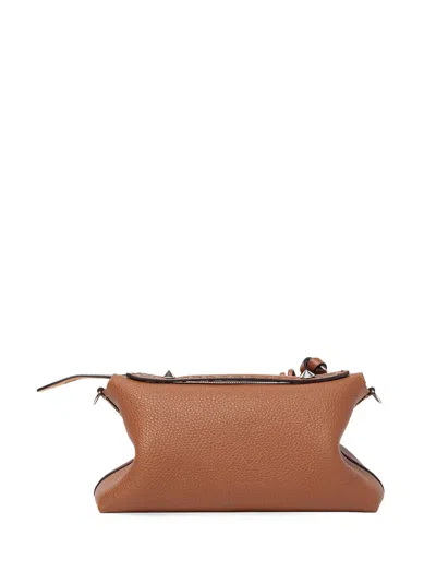 Fendi Women Tan By The Way Selleria Medium Reversible Handbag In Multi