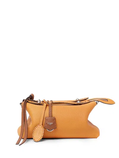 Fendi Women Tan By The Way Selleria Medium Reversible Handbag In Multi