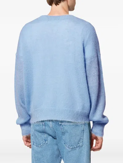 Isabel Marant Drany Graphic Pullover In Blue
