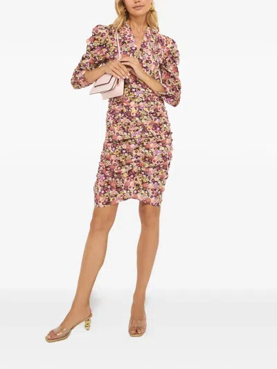 Isabel Marant Floral-print Mini Dress In Multi