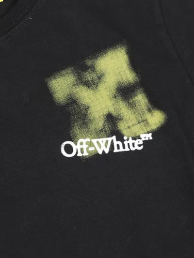 Off-white Logo Graphic T-shirt In Black