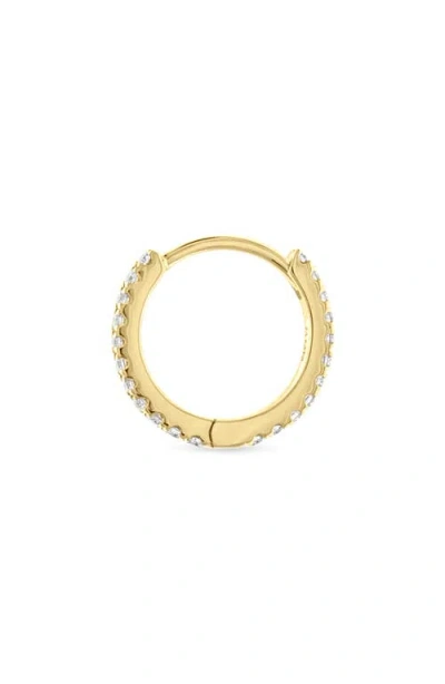 Maria Tash Diamond Eternity Single Hoop Earring In Gold