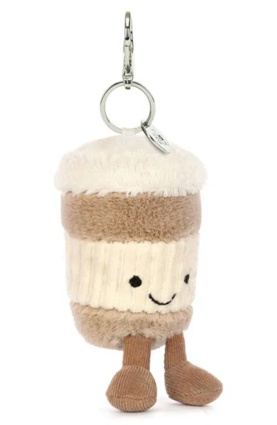 Jellycat Amuseables Coffee To-go Cup Bag Charm In Multi