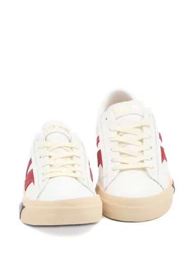 Pro-keds Racer 77 Red Suede Sneakers In White