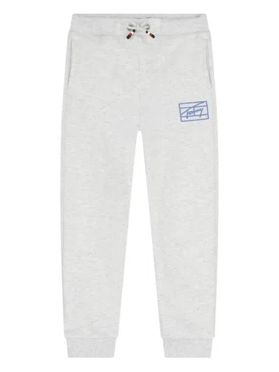 Tommy Hilfiger Junior Logo Trousers In Gray