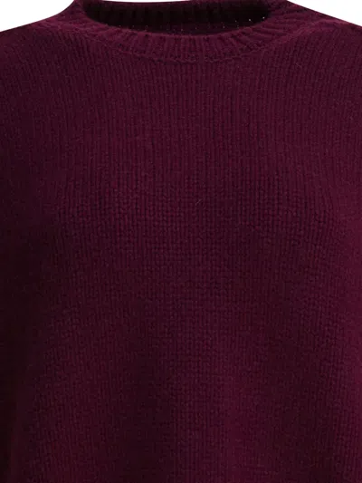 Sa Su Phi Cable-knit Cashmere Sweater In Red