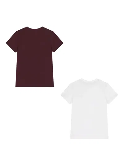 Tommy Hilfiger Junior Logo Cotton T-shirt In Red