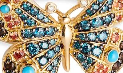 Grace Winfrey Buckeye Butterfly Ring In Multi