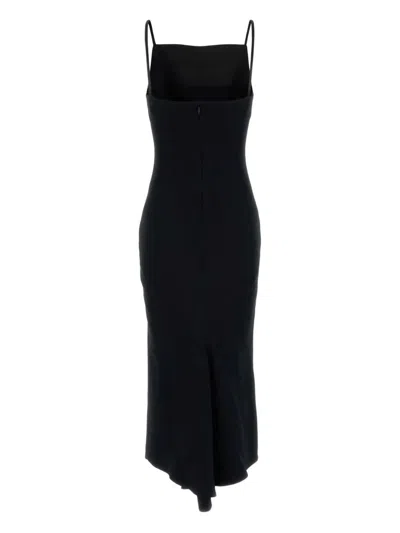 Givenchy Women Dress With Draped Detail In Black
