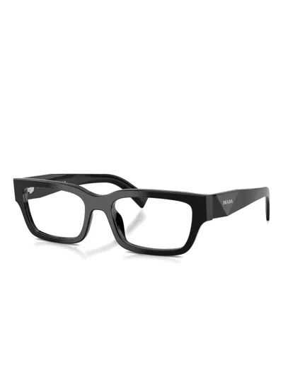 Prada Full-frame Plain Glasses In Black
