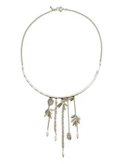 Isabel Marant Alex Brass Choker In Silver