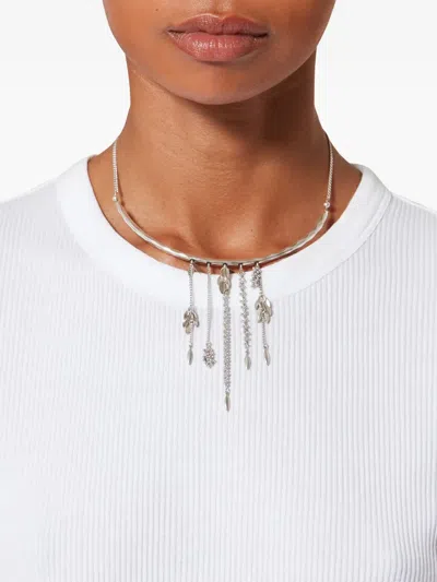 Isabel Marant Alex Brass Choker In Silver