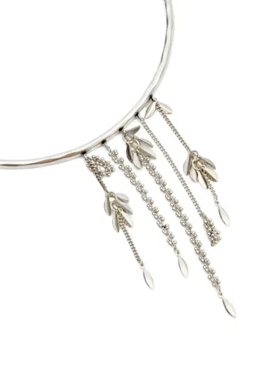Isabel Marant Alex Brass Choker In Silver