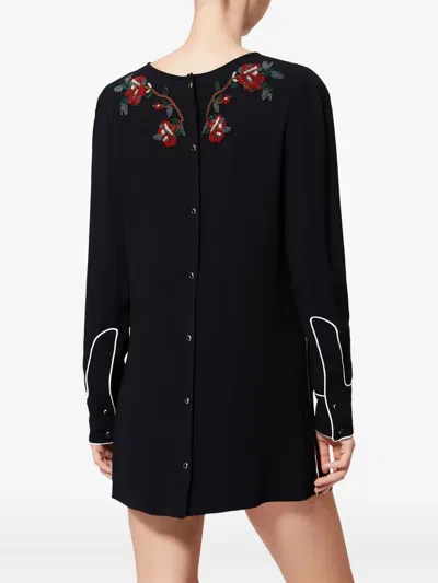 Isabel Marant Youma Beaded Mini Dress In Multi