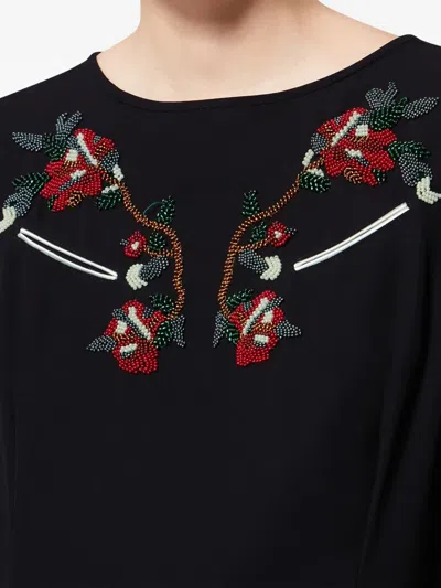 Isabel Marant Youma Beaded Mini Dress In Multi