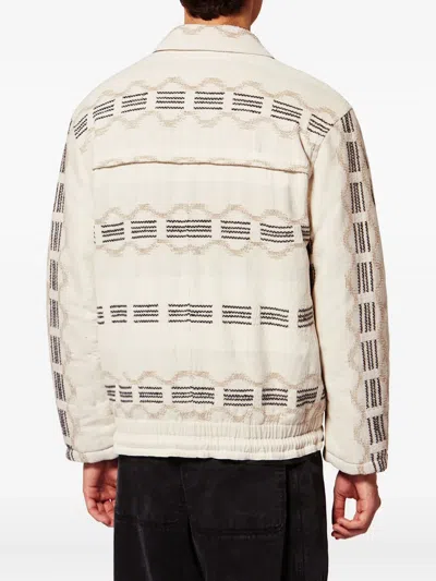 Isabel Marant Deyis Patterned Jacket In Neutral