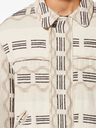 Isabel Marant Deyis Patterned Jacket In Neutral