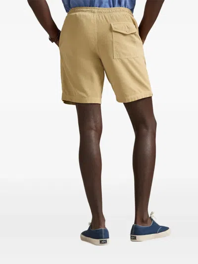 Polo Ralph Lauren Drawstring Corduroy Shorts In Neutral