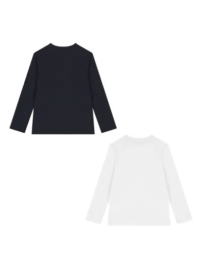 Tommy Hilfiger Junior Logo Set Of Two T-shirt In Blue