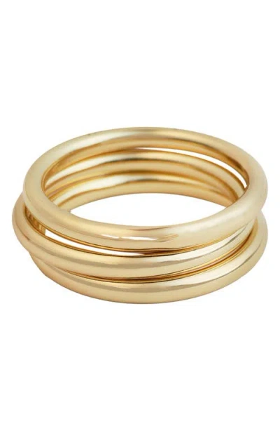 Panacea Set Of 3 Bangle Bracelets In Green