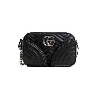 Gucci Marmont 2.0 Gg Shoulder Bag Women In Black