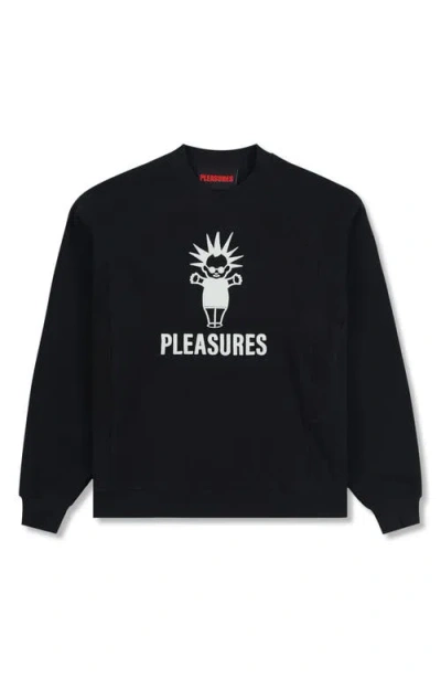 Pleasures Punk Baby Sweatshirt In Black