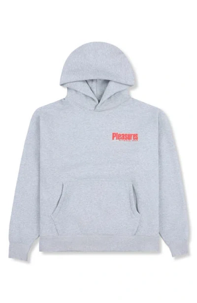 Pleasures Piano Bar Pullover Hoodie In Silver