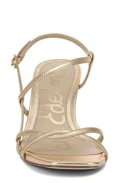 Sam Edelman Elissa Slingback Sandal In Gold