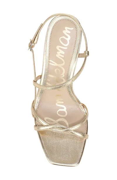 Sam Edelman Elissa Slingback Sandal In Gold