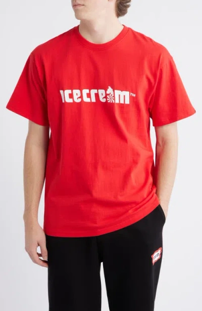 Icecream Classico Graphic T-shirt In Red