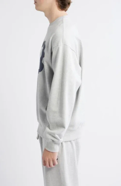 Icecream Cotton Graphic Sweatshirt In Gray
