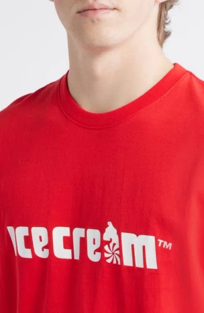 Icecream Classico Graphic T-shirt In Red