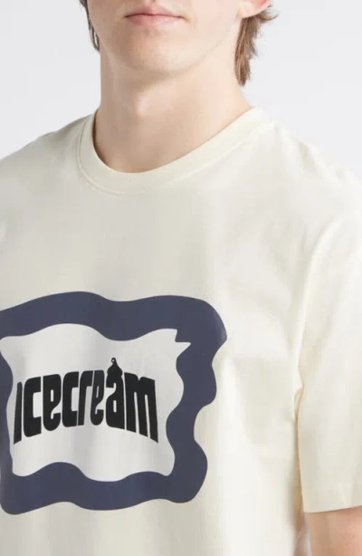 Icecream Flag Graphic T-shirt In Neutral