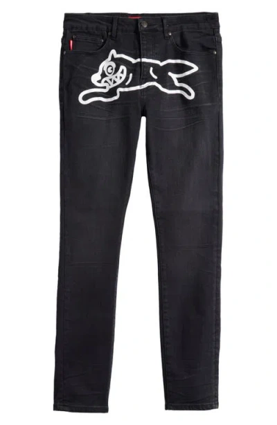 Icecream Chocolate Fit Jeans In Black