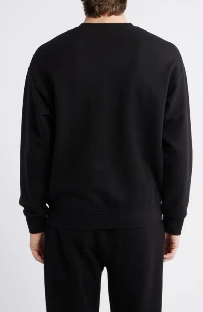 Icecream Cotton Graphic Sweatshirt In Black