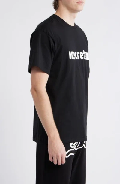 Icecream Classico Graphic T-shirt In Black