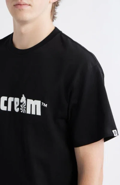 Icecream Classico Graphic T-shirt In Black