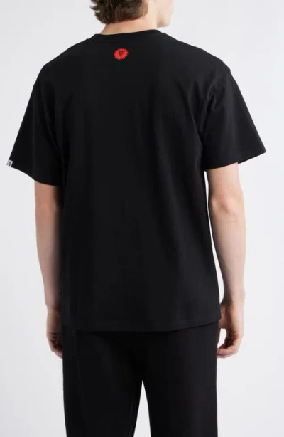 Icecream Flag Graphic T-shirt In Black