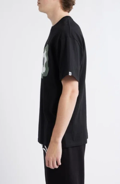 Icecream Flag Graphic T-shirt In Black